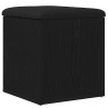 Banc de rangement Chêne noir 42 x 42 x 45 cm Bois d'ingénierie 536484536484