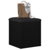 Banc de rangement Chêne noir 42 x 42 x 45 cm Bois d'ingénierie 536484536484
