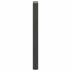 Pieds de table de bar Anthracite 2 pièces 40 x (100-101) cm Acier 536486536486