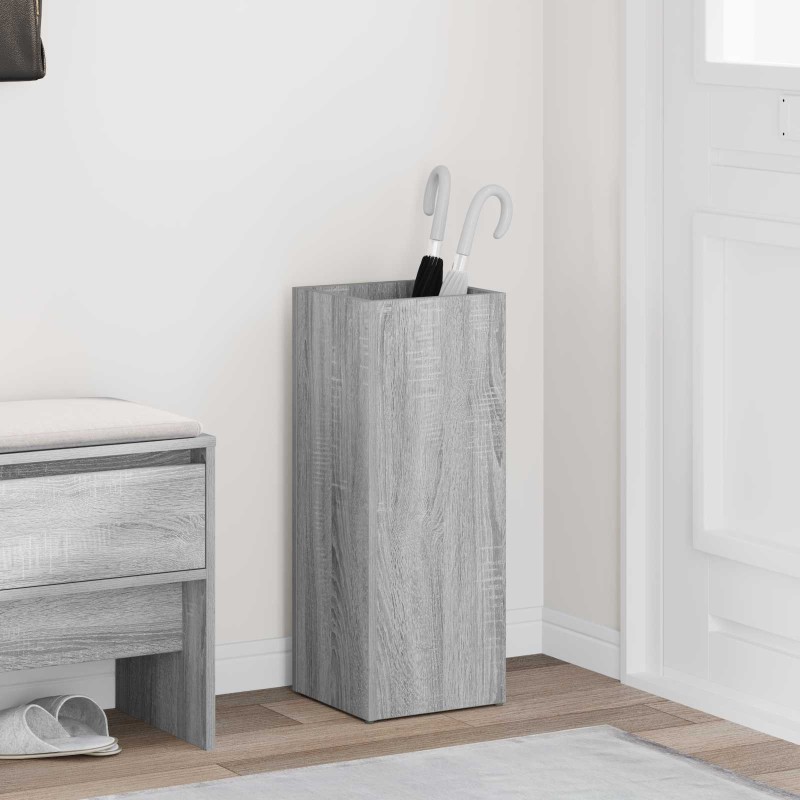 Porte-parapluie Gris Sonoma 25 x 24,5 x 64 cm Bois d'ingénierie 536492536492