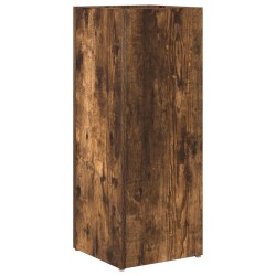 Porte-parapluie Chêne fumé 25 x 24,5 x 64 cm Bois d'ingénierie 536493536493