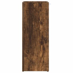 Porte-parapluie Chêne fumé 25 x 24,5 x 64 cm Bois d'ingénierie 536493536493