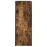 Porte-parapluie Chêne fumé 25 x 24,5 x 64 cm Bois d'ingénierie 536493536493
