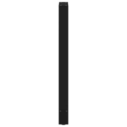 Pieds de table de bar Noir 2 pièces 50 x (100-101) cm Acier 536494536494
