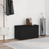 Banc de rangement Chêne noir 82 x 42 x 45 cm Bois d'ingénierie 536496536496