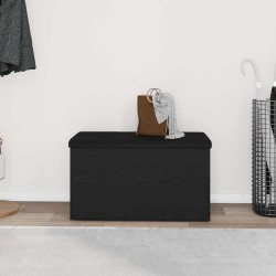 Banc de rangement Chêne noir 82 x 42 x 45 cm Bois d'ingénierie 536496536496
