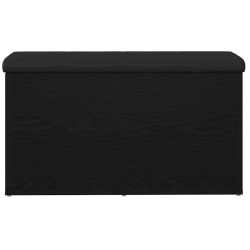 Banc de rangement Chêne noir 82 x 42 x 45 cm Bois d'ingénierie 536496536496