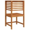 Chaise de jardin Marron 50 x 50 x 91cm Bois d'acacia massif 536498536498