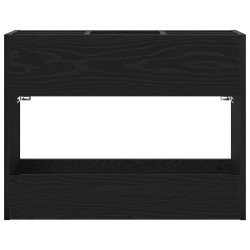 Porte-parapluie Chêne noir 65 x 24 x 50 cm Bois d'ingénierie 536499536499