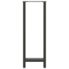 Pieds de table de bar Anthracite 2 pièces 50 x (110-111) cm Acier 536505536505