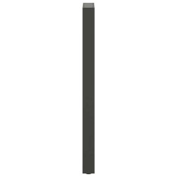 Pieds de table de bar Anthracite 2 pièces 50 x (110-111) cm Acier 536505536505
