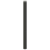 Pieds de table de bar Anthracite 2 pièces 50 x (110-111) cm Acier 536505536505