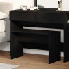 Tabouret de dressing Chêne noir 70 x 35 x 45 cm 536511536511