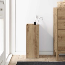 Porte-parapluie avec stockage Chêne artisanal 25 x 24,5 x 64 cm 536512536512
