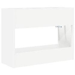 Porte-parapluie Blanc 65 x 24 x 50 cm Bois d'ingénierie 536513536513