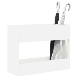 Porte-parapluie Blanc 65 x 24 x 50 cm Bois d'ingénierie 536513536513