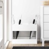 Porte-parapluie Blanc 65 x 24 x 50 cm Bois d'ingénierie 536513536513