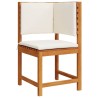 Chaise de jardin Marron 50 x 50 x 91cm Bois d'acacia massif 536514536514