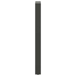 Pieds de table de bar Anthracite 2 pièces 50 x (100-101) cm Acier 536519536519
