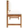 Chaise de jardin Marron 100 x 50 x 91cm Bois d'acacia massif 536520536520