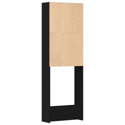 Cabinet pour lave-linge Chêne noir 64 x 24 x 190 cm 536522536522