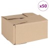 Boîte Pliable 50 pcs Naturel 20 x 15 x 10 cm Carton 536535536535