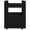 Chariot de cuisine Chêne noir 60 x 45 x 80 cm Bois d'ingénierie 536537536537