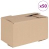 Boîte Pliable 50 pcs Naturel 24 x 13 x 13 cm Carton 536541536541