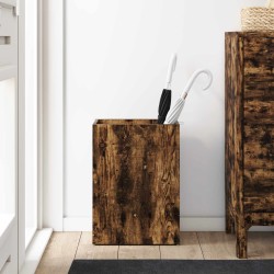 Porte-parapluie Chêne fumé 40 x 20 x 55,5 cm Bois d'ingénierie 536549536549