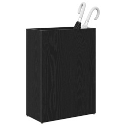 Porte-parapluie Chêne noir 40 x 20 x 55,5 cm Bois d'ingénierie 536555536555