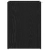 Porte-parapluie Chêne noir 40 x 20 x 55,5 cm Bois d'ingénierie 536555536555