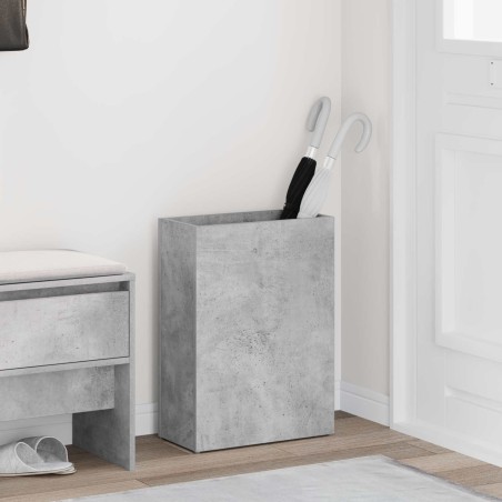 Porte-parapluie Gris béton 40 x 20 x 55,5 cm Bois d'ingénierie 536556536556