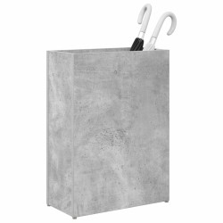 Porte-parapluie Gris béton 40 x 20 x 55,5 cm Bois d'ingénierie 536556536556