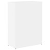 Porte-parapluie Blanc 40 x 20 x 55,5 cm Bois d'ingénierie 536557536557