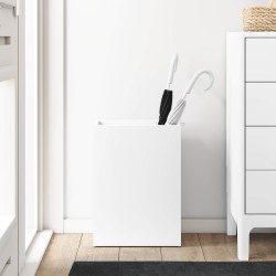 Porte-parapluie Blanc 40 x 20 x 55,5 cm Bois d'ingénierie 536557536557