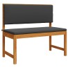 Chaise de jardin Marron 100 x 50 x 91cm Bois d'acacia massif 536560536560