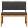 Chaise de jardin Marron 100 x 50 x 91cm Bois d'acacia massif 536560536560