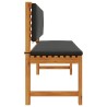 Chaise de jardin Marron 100 x 50 x 91cm Bois d'acacia massif 536560536560