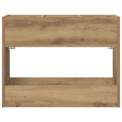 Porte-parapluie avec stockage Chêne artisanal 65 x 24 x 50 cm 536562536562
