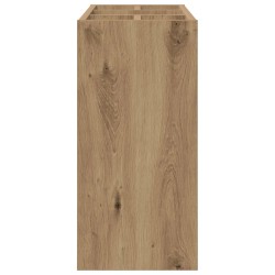 Porte-parapluie avec stockage Chêne artisanal 65 x 24 x 50 cm 536562536562