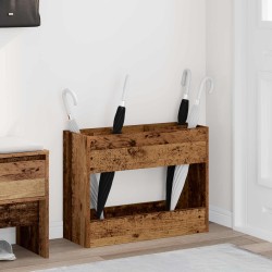 Porte-parapluie Bois ancien 65 x 24 x 50 cm Bois d'ingénierie 536563536563
