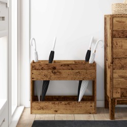 Porte-parapluie Bois ancien 65 x 24 x 50 cm Bois d'ingénierie 536563536563
