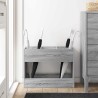 Porte-parapluie Gris Sonoma 65 x 24 x 50 cm Bois d'ingénierie 536564536564