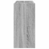 Porte-parapluie Gris Sonoma 65 x 24 x 50 cm Bois d'ingénierie 536564536564
