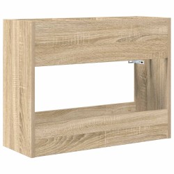 Porte-parapluie Chêne Sonoma 65 x 24 x 50 cm Bois d'ingénierie 536565536565