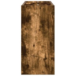 Porte-parapluie Chêne fumé 65 x 24 x 50 cm Bois d'ingénierie 536566536566
