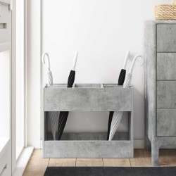 Porte-parapluie Gris béton 65 x 24 x 50 cm Bois d'ingénierie 536567536567