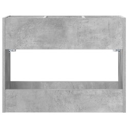 Porte-parapluie Gris béton 65 x 24 x 50 cm Bois d'ingénierie 536567536567