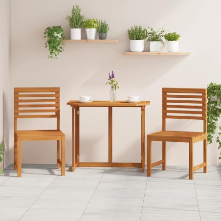 Chaise de jardin 2 pcs Marron 50 x 50 x 91cm 536568536568