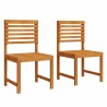 Chaise de jardin 2 pcs Marron 50 x 50 x 91cm 536568536568